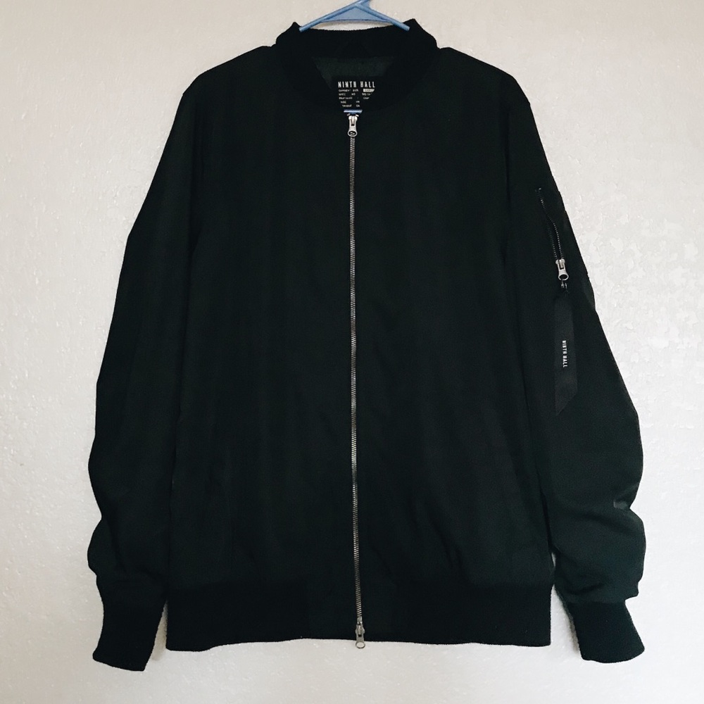 Black Bomber Jacket
